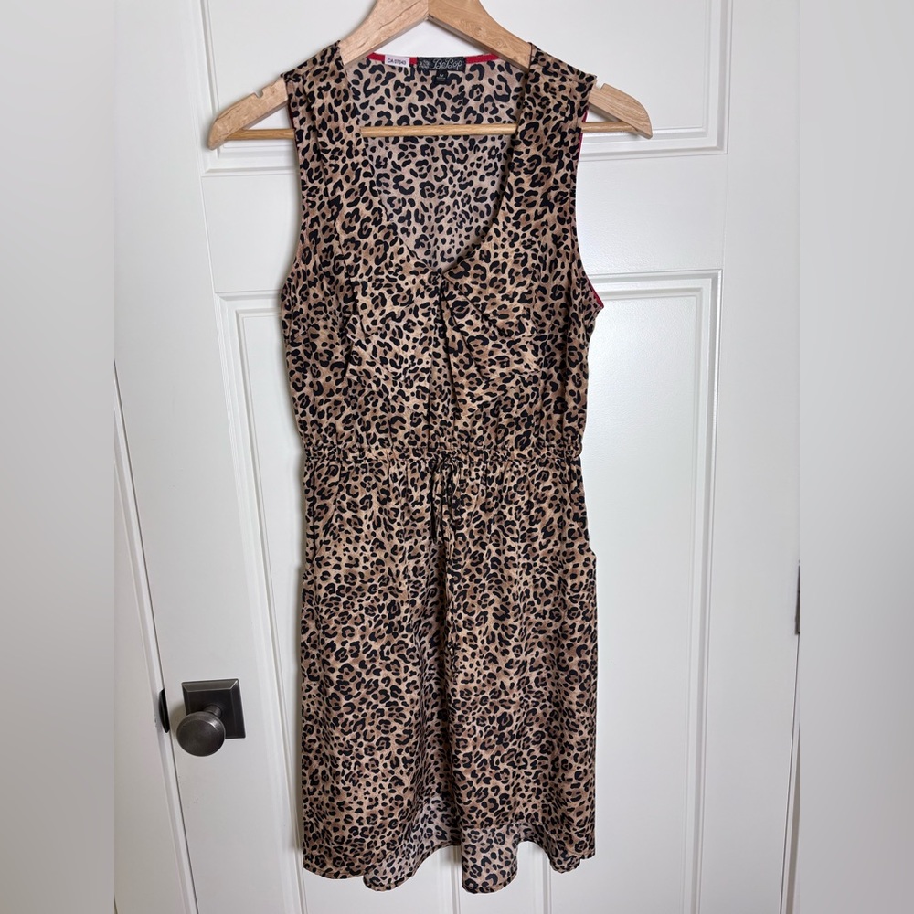 BeBop Brown Leopard Print Mini Dress
